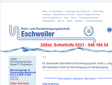 Tablet Screenshot of firma-eschweiler.de